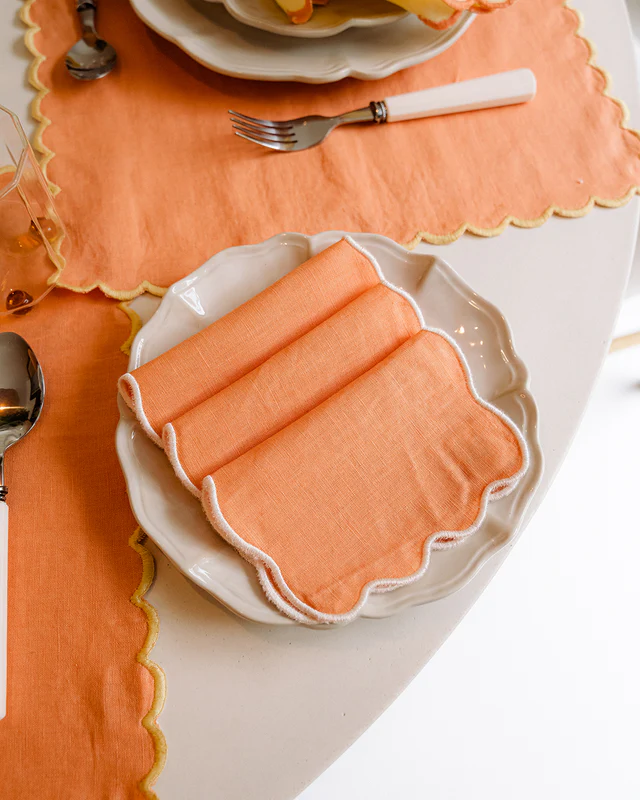 Orange Cocktail Napkin - Image 3
