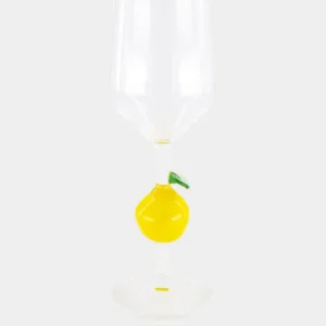 Lemon Wine Glass